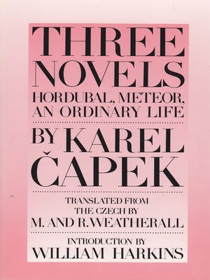 cover image of Three Novels